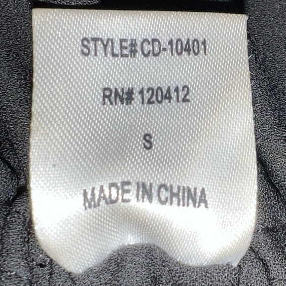 Victoria + Sofia Mini Dress S NWT Black Red Floral Tie Hem Lingerie Slip Style - Picture 10 of 11